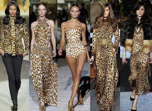 Animal print dress