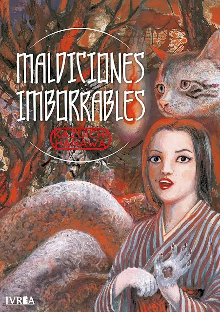 Portada del manga Maldiciones Imborrables de Kazuichi Hanawa publicado por Editorial Ivrea.