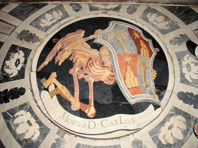 Ossuary Annex inside the Chigi Chapel in Santa Maria del Popolo