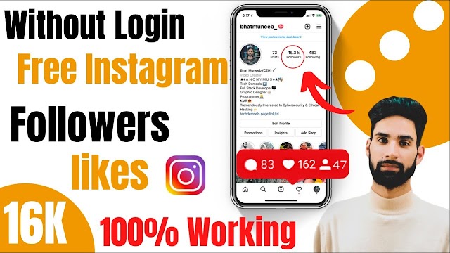 Free Instagram Followers | Unlimited Instagram Followers Without Login | Real Instagram Followers