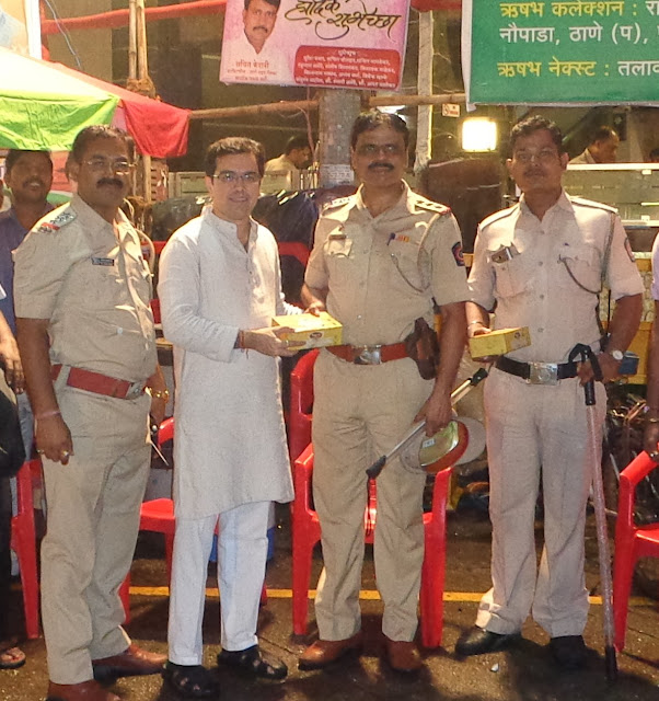 DHARMAVEER ANAND DIGHE YUVA PRATISHTHAN APPLAUDS MAHARASHTRA POLICE FOR WORKING RELENTLESSLY DURING GANESH VISARJAN