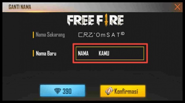 Cara Membuat Nama FF Keren Tanpa Aplikasi