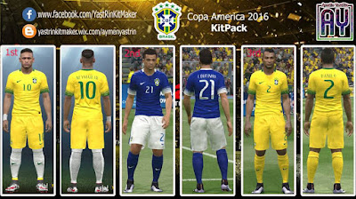 PES 2016 Brazil Copa America 2016 KitPack (Beta)