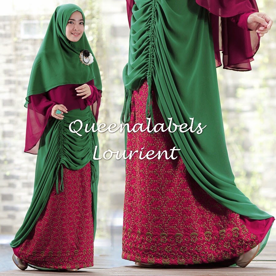 Baju Gamis Terbaru Buat Lebaran 2017 New Lourient Syar By