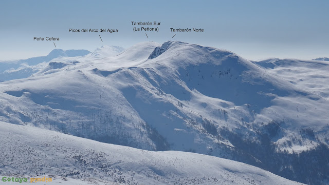 Ruta invernal al Pico Nevadín desde Salientes