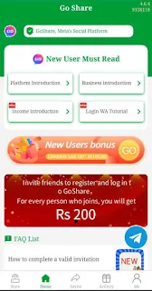 Go share earning app