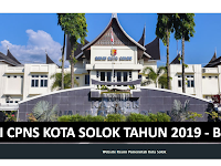 Formasi CPNS 2019 Kota Solok