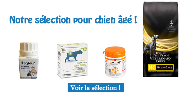  Sélection pour chien senior