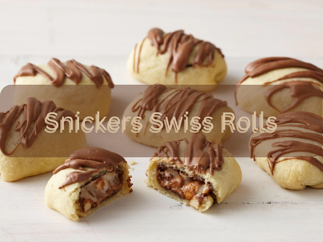  Snickers Swiss rolls