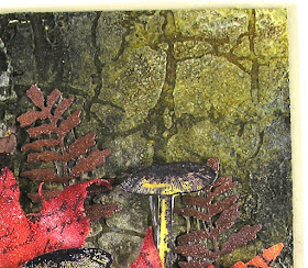 Sizzix Fall Foliage Stampers Anonymous Tiny Toadstools Stampers Anonymous Layering Stencil Decayed For The Funkie Junkie Boutique