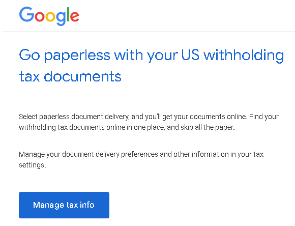 Go paperless with your US withholding tax documents - Complete Guide