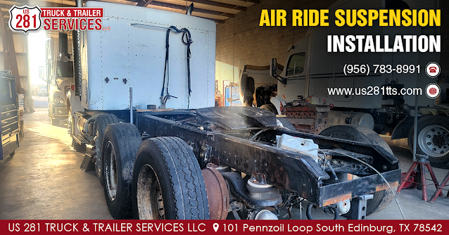 We are the best truck and trailer repair shop for air ride suspension installation in Edinburg, Texas.