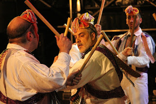 Exhibición de danzas de Ibarra-Kaldu, Erreka-Ortu y Laguntasuna