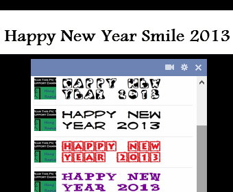 Happy New Year Facebook Smile 2013