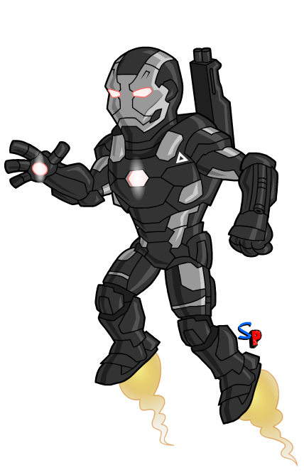 How to Draw War Machine from Captain America Civil War (Captain America:  Civil War) Step by Step | DrawingTutorials101.com