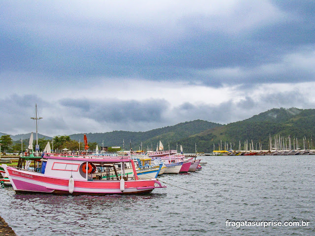 Traineiras em Paraty