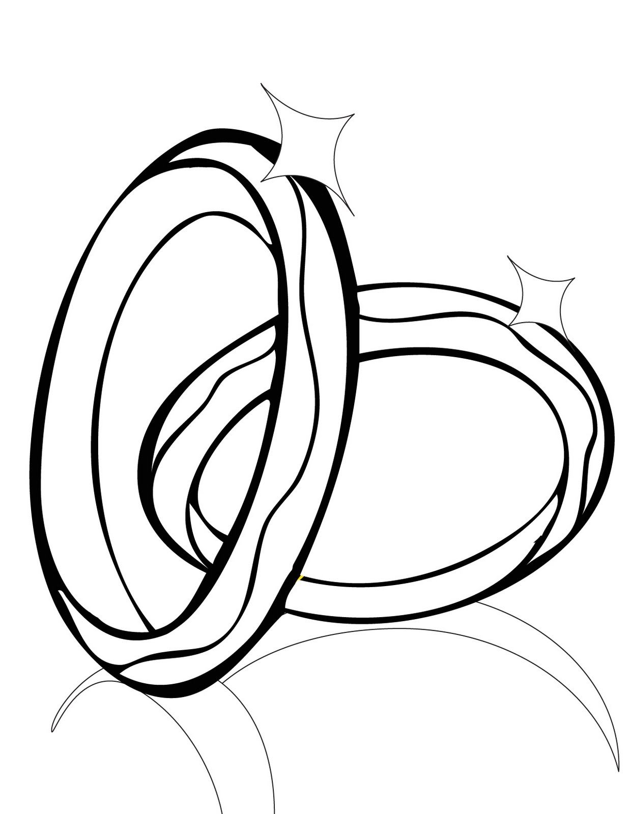 Wedding Coloring Pages Wedding Ring