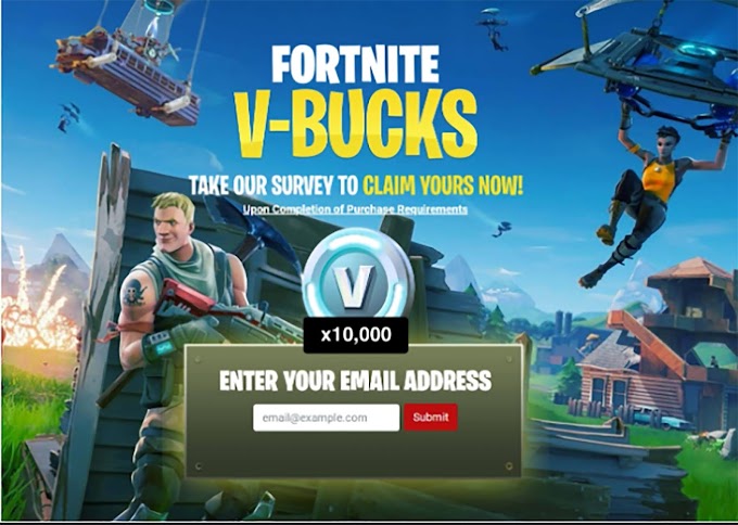 Get Fortnite V-bucks After You Take a Survey | Try it Now
