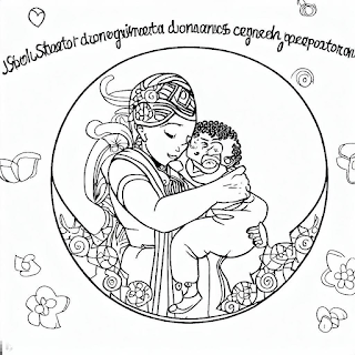 Com um desenho para colorir, você pode criar um momento especial entre você e sua mãe. Solte a imaginação e compartilhe um momento inesquecível juntos.