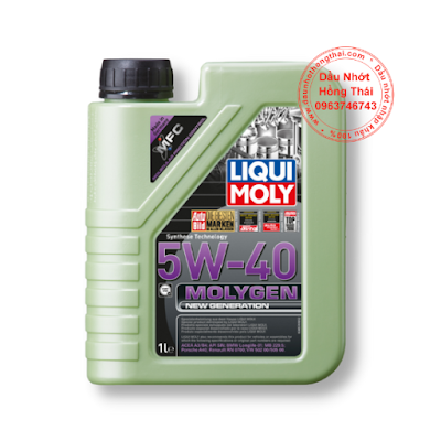 Nhớt xe tay ga  Liqui Moly 5W40 Molygen