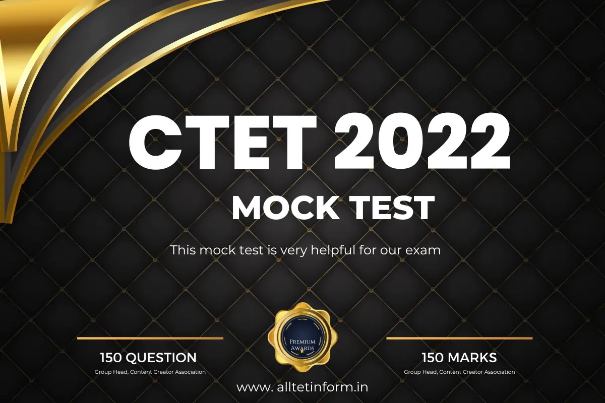 CTET 2022 : Online Mock Test  in Hindi medium || CTET Mock test