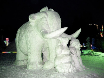 ice and snow sculptures