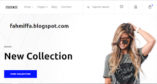 Essence, Free template Boostrap Ecommerce