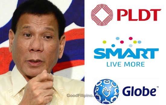 Duterte on Philippine TELCOS: 'Improve internet services, or new competitors come'