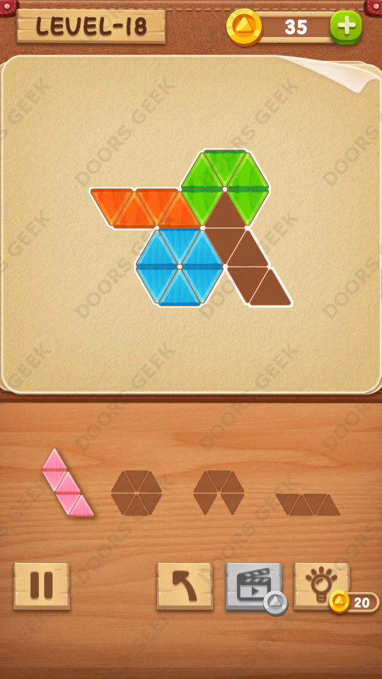 Block Puzzle Jigsaw Rookie Level 18 , Cheats, Walkthrough for Android, iPhone, iPad and iPod