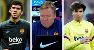 Koeman speaks on possible January loan exits for Barcelona youngster.