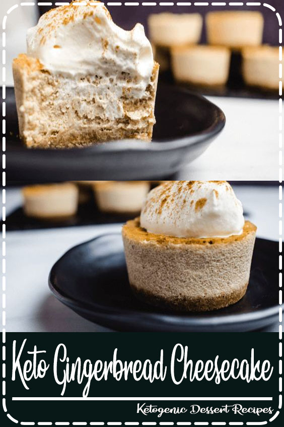 This keto gingerbread cheesecake is the perfect dessert for any occasion. Bringing the flavours of Christmas, this will be a big hit on Christmas day. #keto #ketodessert #ketochristmasdessert #lowcarb #lowcarbdessert