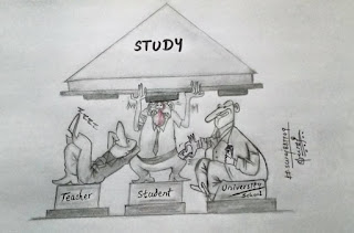 Today's world reality,education system,corruption,pencil sketch of corruption system,SURAJ KUMAR PRABHAT