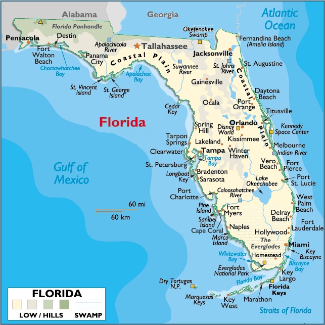 Map Of Florida Fort Walton Beach