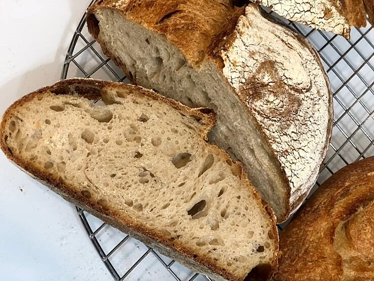 Pan de masa madre natural