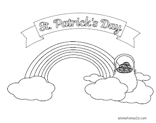 St. Patrick coloring page