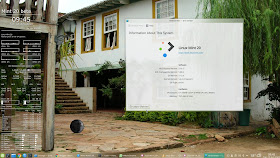 Informações do sistema pelo KInfocentre, no Linux Mint 20 (beta) "Ulyana" com Plasma KDE