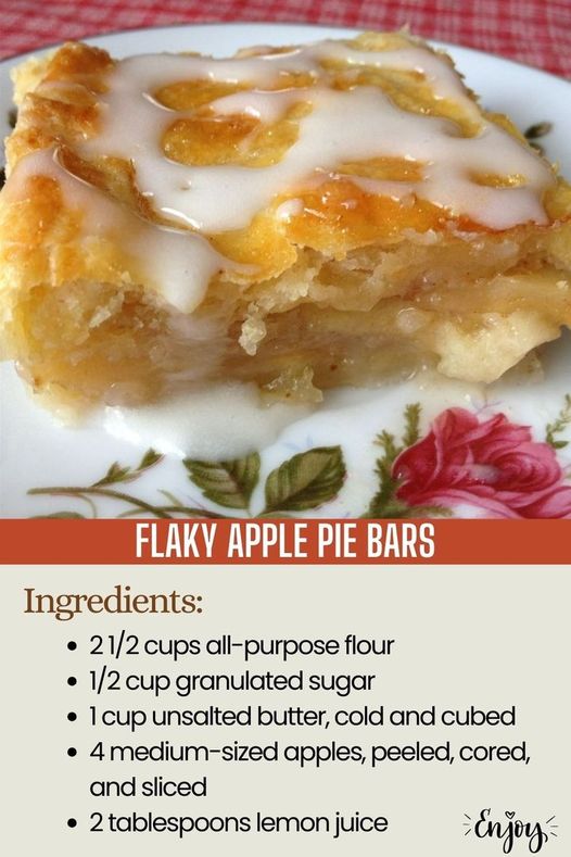 Flaky Apple Pie Bars