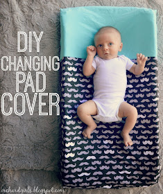 DIY Changing Pad Cover by Orchard Girls