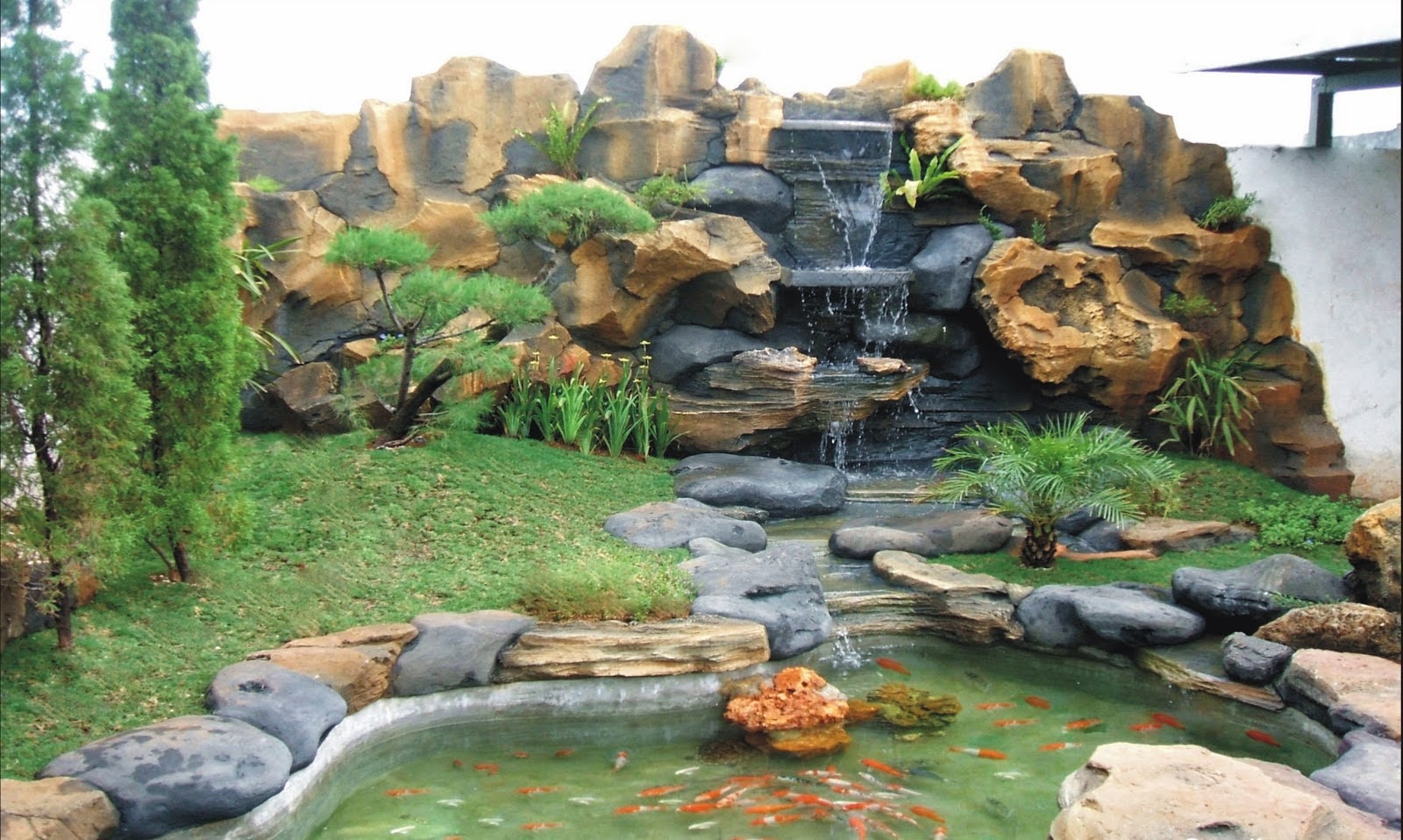 PIRDOT Contoh Relief Tebing Air Terjun Kolam Hias Alami PIRDOT Contoh Relief Tebing Air Terjun Kolam Hias Alami