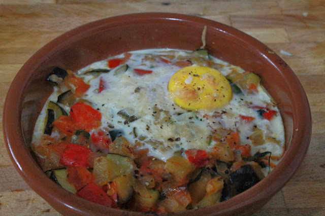 huevos con pisto 