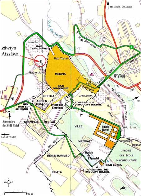 Meknes Maps