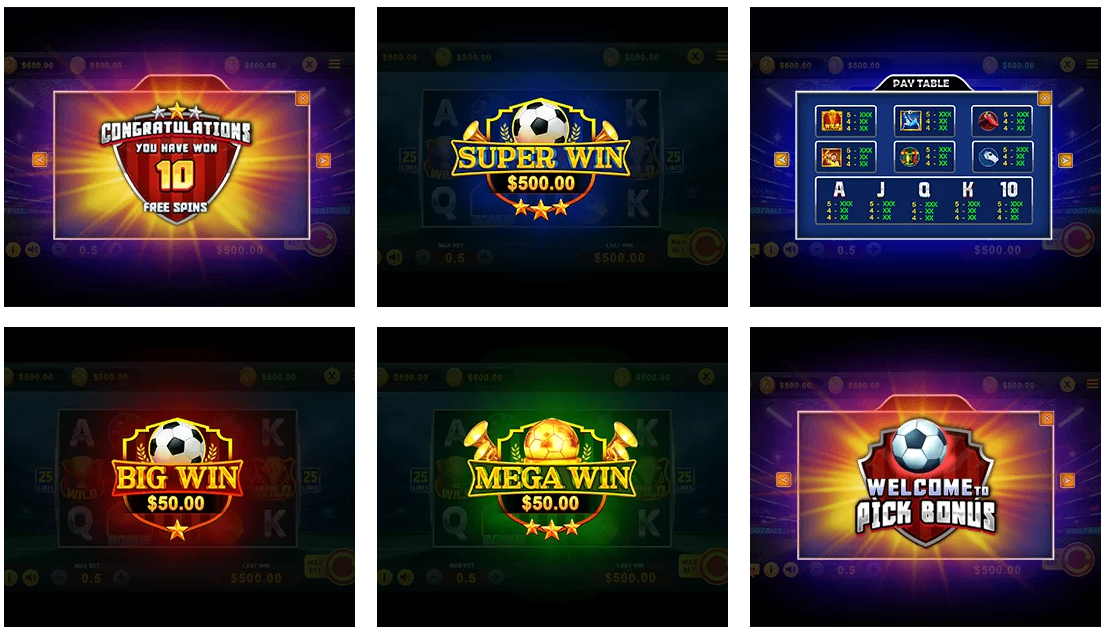 Cosmo Soccer Champion Online Casino Games