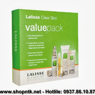 Lalisse Clear Skin Value Pack, mỹ phẩm trị mụn lalisse, lalisse