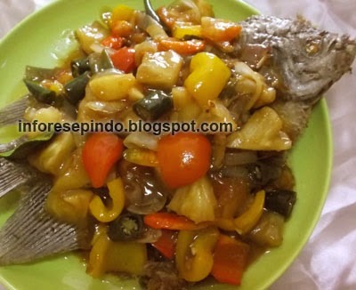 Cara Memasak Ikan Gurame Asam Manis Pedas