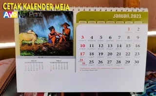 Cetak Kalender Meja atau Kalender Duduk Terbaik di Duren Sawit, Jakarta Timur