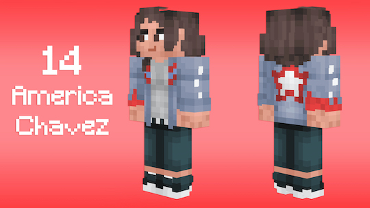 minecraft skins america chavez