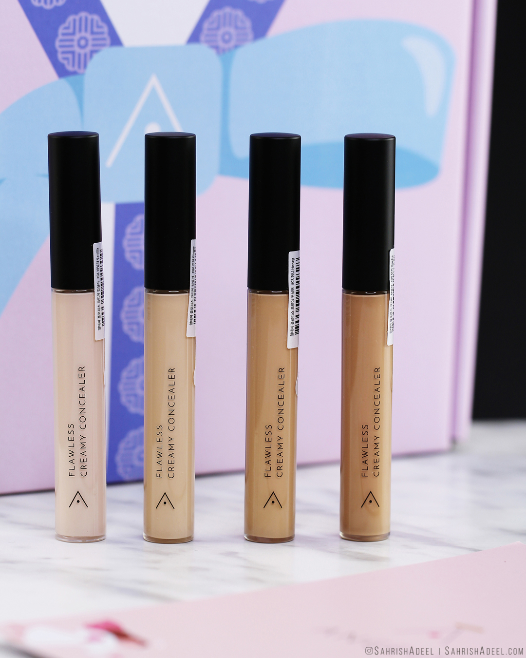 Flawless Creamy Concealer by Althea Korea - Review & Swatches [All Shades]