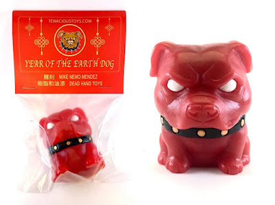 Chinese New Year Edition Year of the Dog Danger Bulldog Red Variant Resin Figure by Tenacious Toys x NEMO x Dead Hand Toys x Playful Gorilla