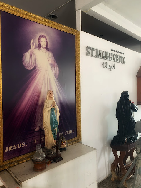 images of devotion inside St. Margarita Chapel