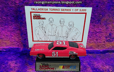 #51 Racing Champions 1/64 Ford Talladega Torino NASCAR blog Robert Dods Boyd Meyer Peter Chang